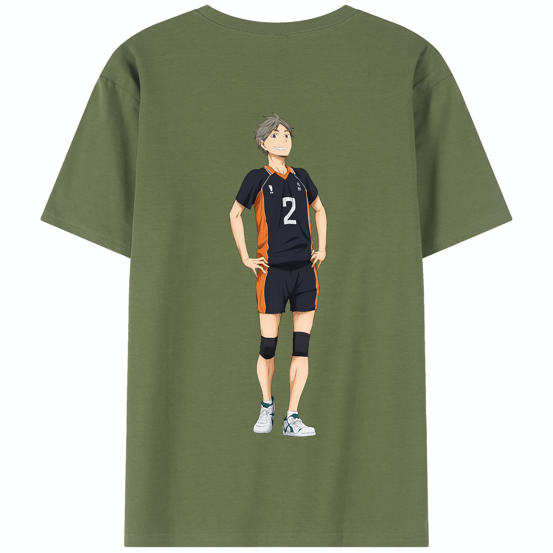 （画像用） ハイキュー!! Haikyu!! 綿100％半袖Tシャツ（背面プリント）